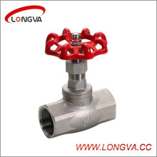 Hotsale Food Grade Ss Threaded Globe Valve